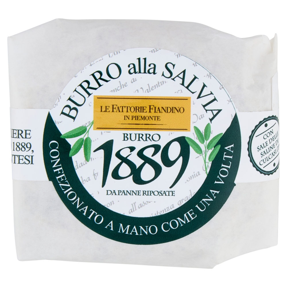 Le Fattorie Fiandino Burro 1889 Burro alla Salvia 100 g